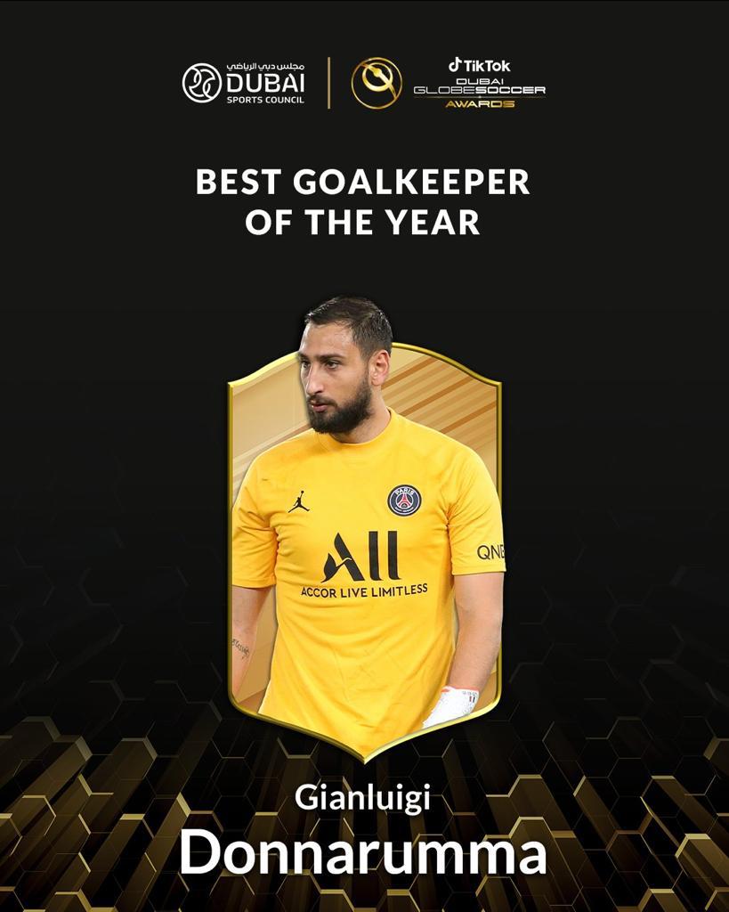 رسميًا .. دوناروما أفضل حارس في العالم من جلوب سوكر.