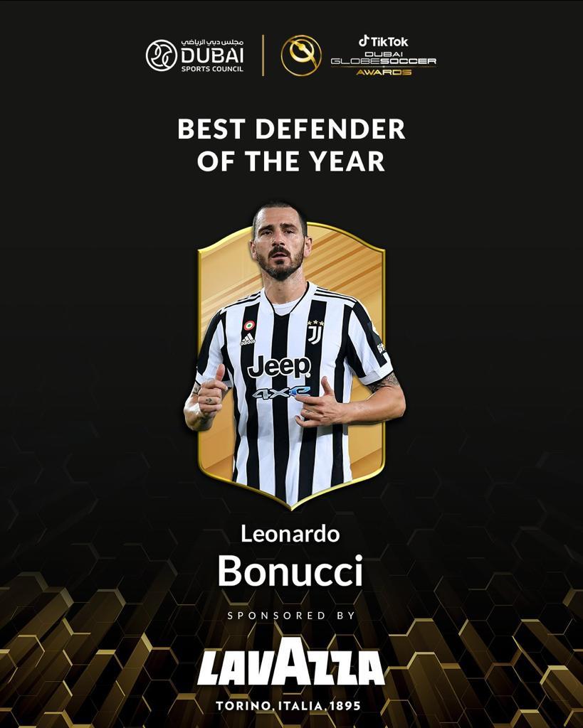 رسميًا .. ليوناردو بونوتشي أفضل مدافع في العالم من جلوب سوكر.