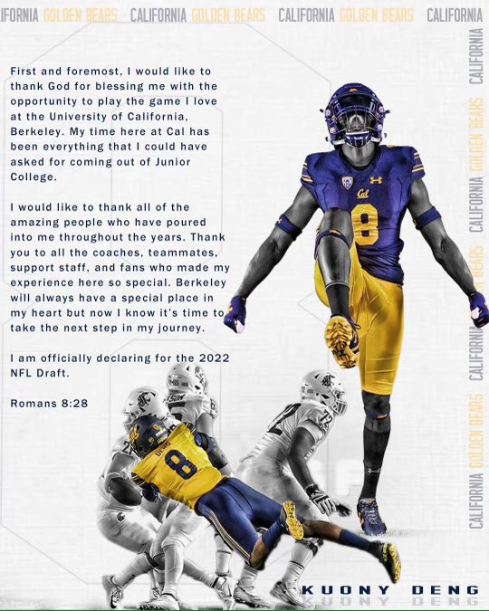 THANK YOU CAL 💙💛