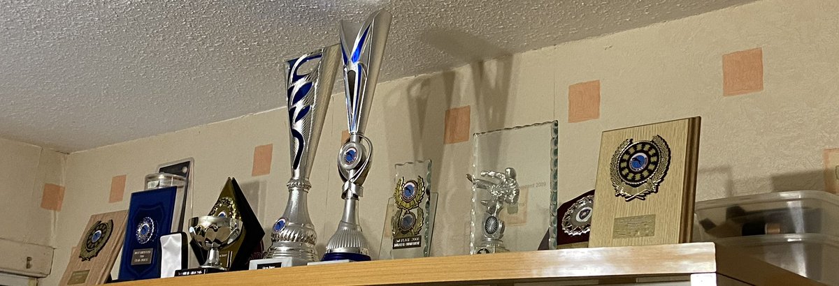 PJBurns1961's tweet photo. Cleaning up today and sorting the trophies gained through our involvement in Tae Kwon Do by myself and my Son @2021CjB.
#AIMAA at @Ronin_Karim School of Cho’s TaeKwon Do. https://t.co/98Gt3DCVkO