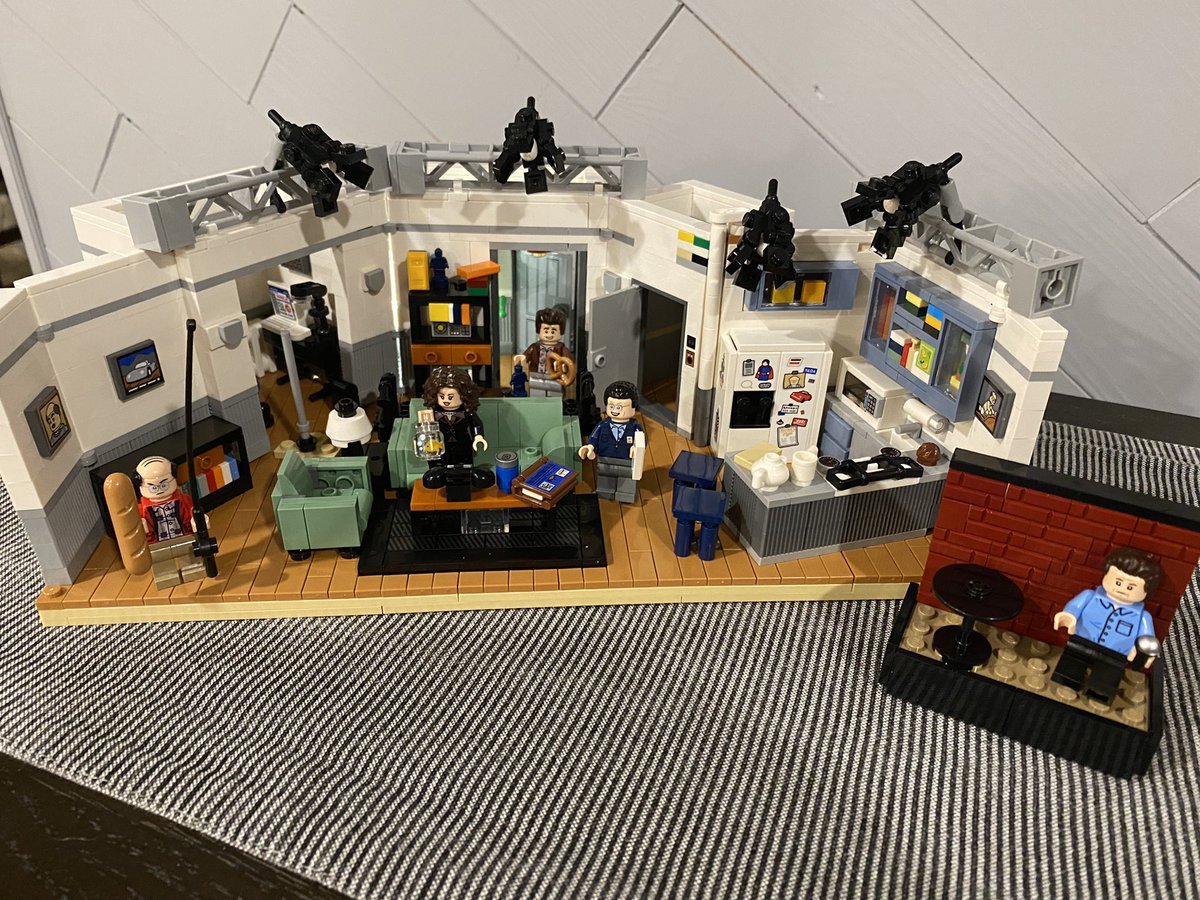 jmichalyshen's tweet photo. It’s #LEGOBuildDay Just completed my #Seinfeld set! How many Seinfeld references can you spot? https://t.co/NsU9jhkcOH