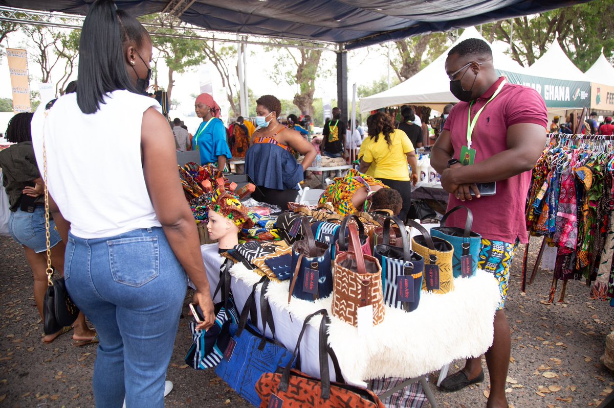 gipaghana's tweet photo. Beautiful and lovely Ghanaian artifacts on display. Come and grab something for that special someone and for yourself too. #TOG2021 #GhanaOnTheGo #GrowInGhanaGrowWithGhana @GEPAGhana @moigovgh @RYofiGrant @MTNGhana @GuinnessGhana https://t.co/OUWfsWlfEL