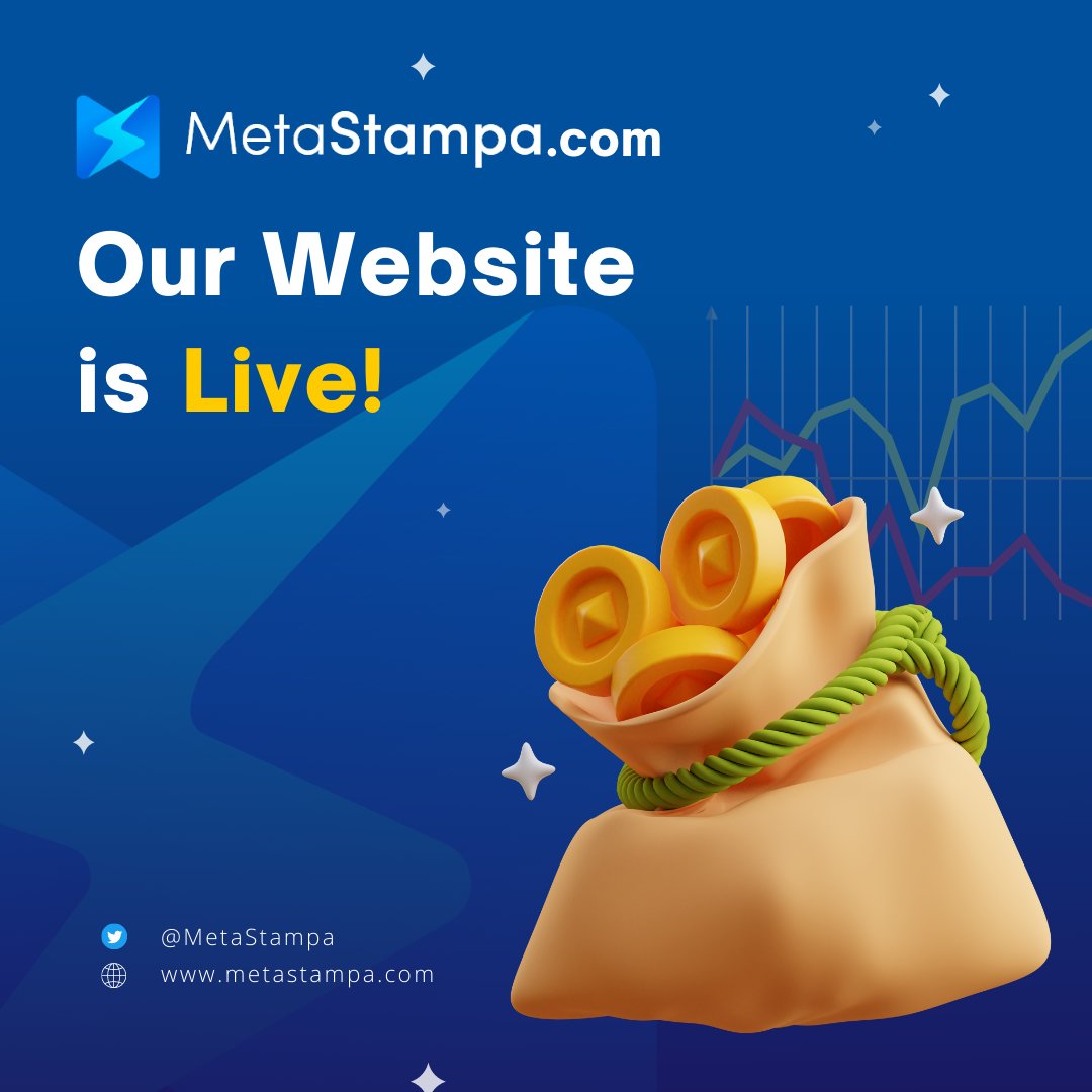 MetaStampa's tweet photo. It is official now...
We launched our website!!
Go check it out: https://t.co/esjf6d4fg8 https://t.co/ClGuzs2nkc