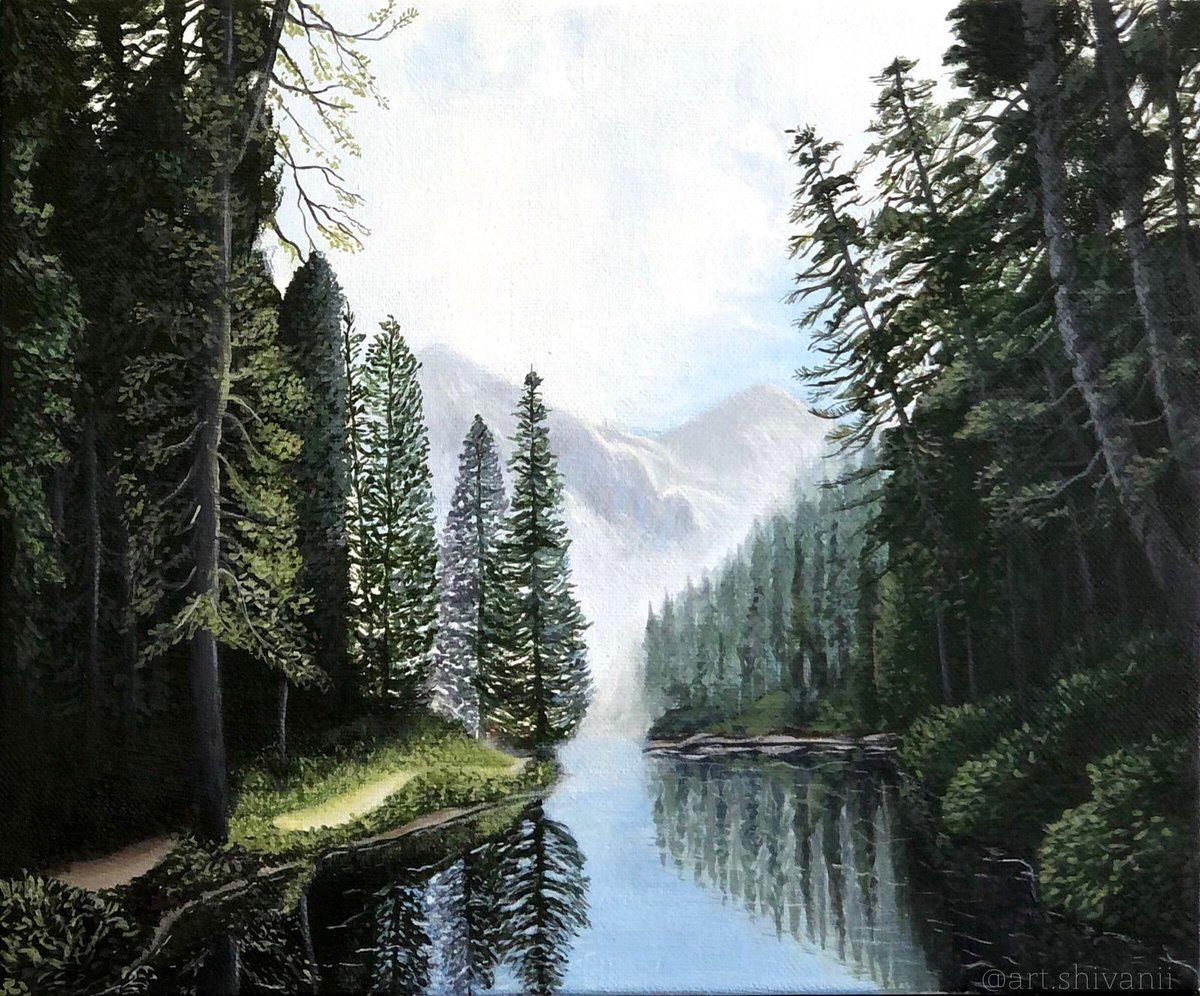 Latest painting done by my daughter.