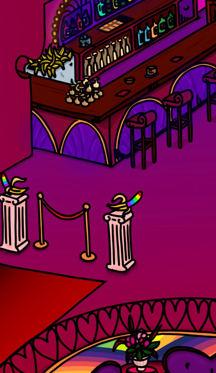 GayApeQueerClub's tweet photo. ✨Gay Ape Queer Club is opening its doors.✨

The preview date is tomorrow night. Stay tuned and let all your loved ones know. ❤️🍌

🌈Happy New Year to everyone.

#NFTCommunity #GayApeQueerClub #NFTs #NFTdrop #BoredApeYachtClub #APENFT https://t.co/6F8X3fK04q