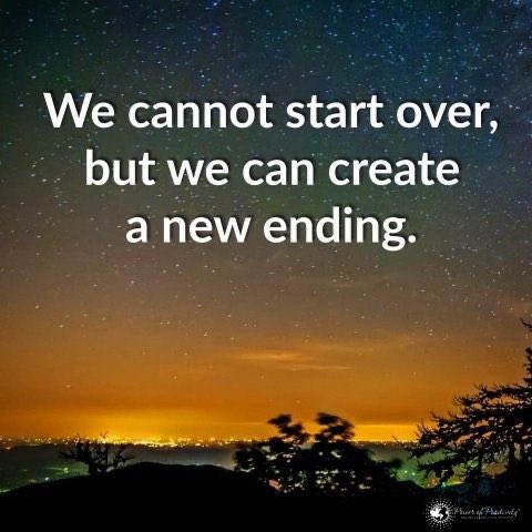 Motivation Monday 
Good morning 
We may not be able to start over but we can definitely create a brand new ending. We can change and create something that makes us happy. 
#MichaelNeely #publishedpoet #publishedauthor #writer #motivation #motivationalspeaker  #inspiration