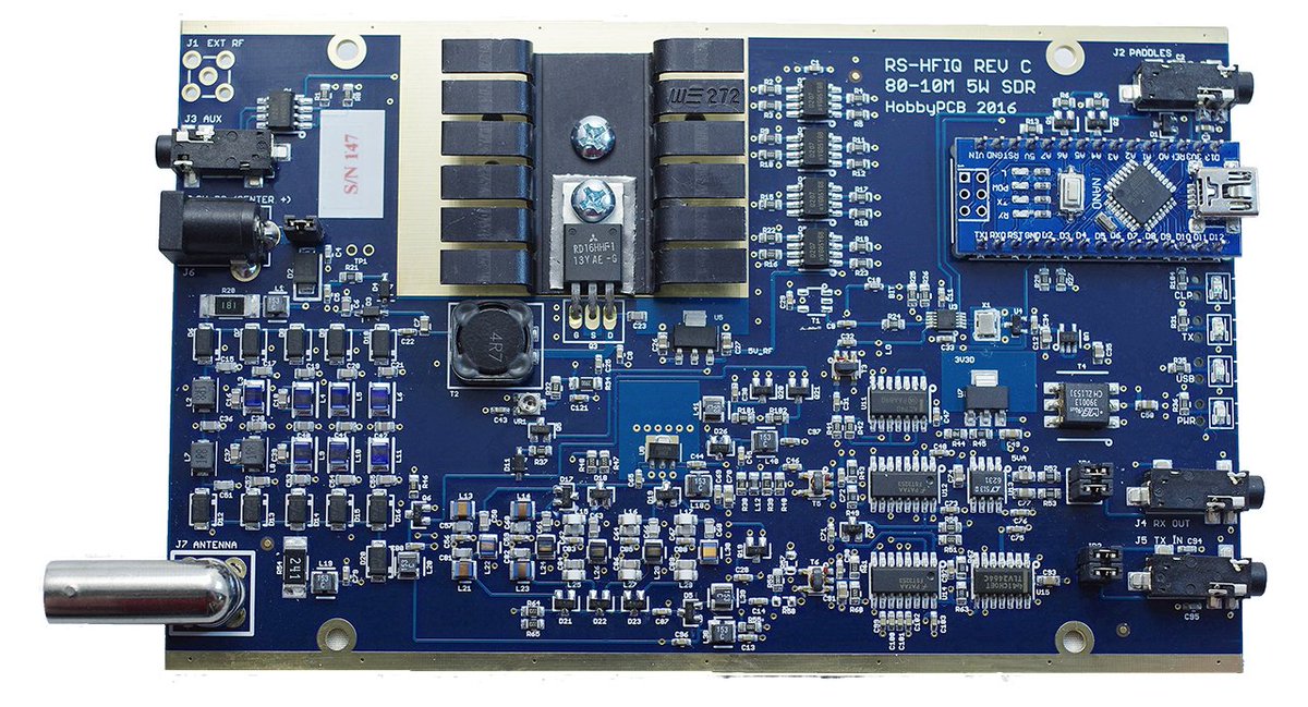 FG8OJ's tweet image. There are more and more very well designed and efficient HF SDR amateur radio transceiver kits, but I do not see anything concerning the VHF, UHF amateur radio bands.  Is it me who missed a piece of information or do you agree with me and you think it's a shame?