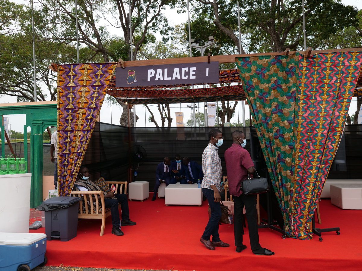 gipaghana's tweet photo. Our corporate cabanas ππ #TOG2021 #GhanaOnTheGo #GrowInGhanaGrowWithGhana https://t.co/DgwxqYh5kI