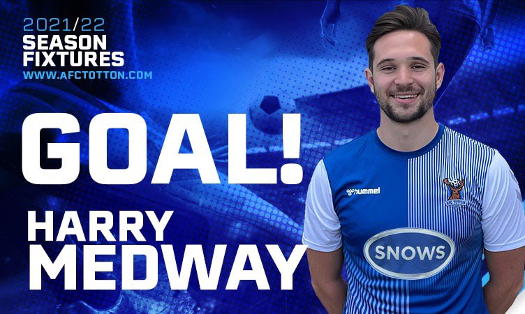 AFCTotton's tweet photo. 87’ it’s a magnificent 7 from the Stags with a goal from skipper Harry Medway. 7-1. https://t.co/RjzlZnIGFN