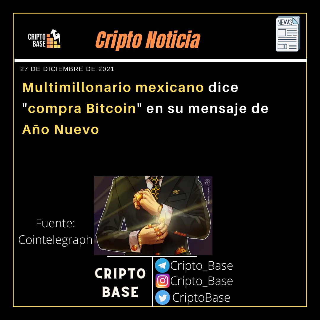 CriptoBase's tweet photo. Cuanto #BTC Comprará @RicardoBSalinas ❓❓
🇲🇽🇲🇽🇲🇽 https://t.co/HqH0b4Jy2g