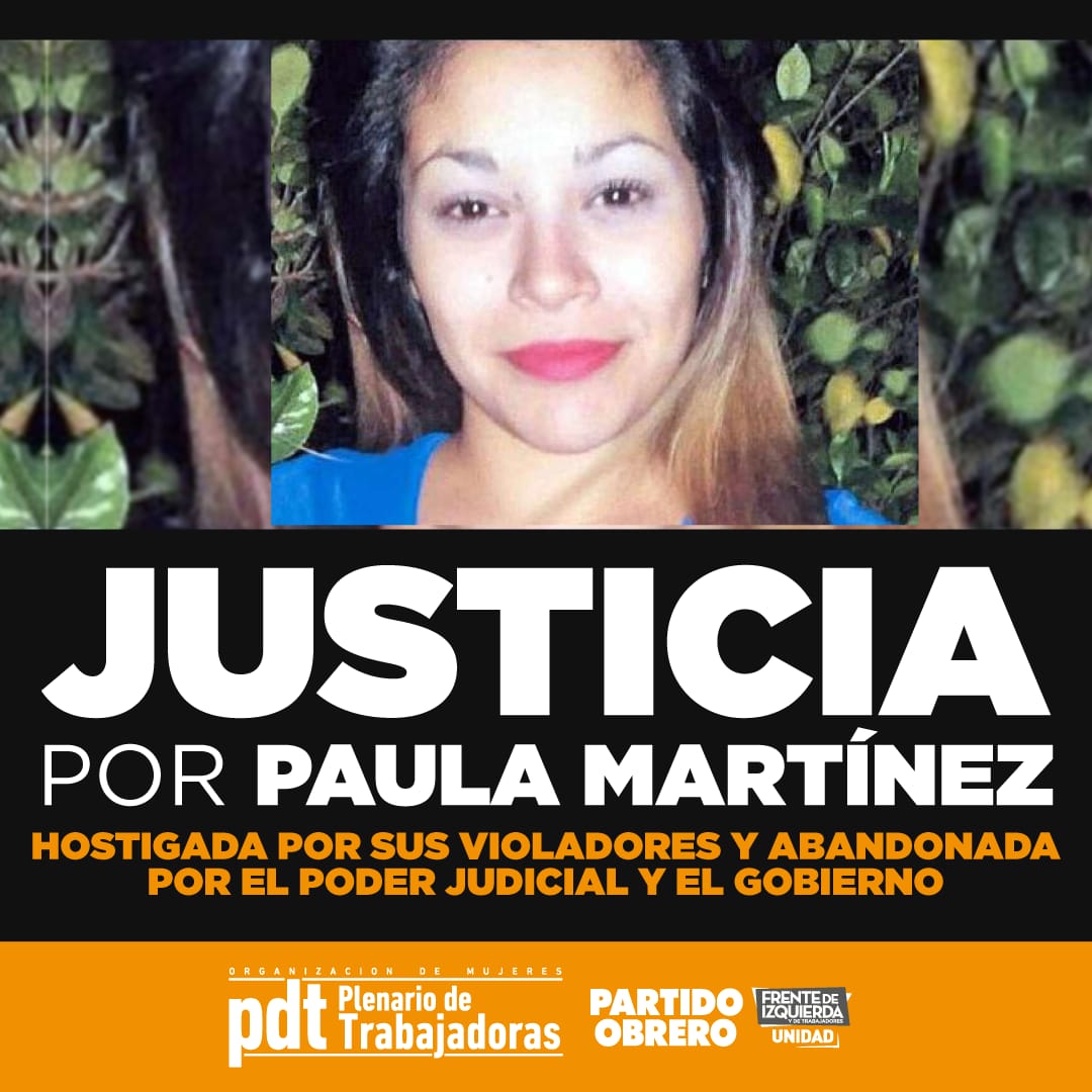 📢 Justicia por Paula Martínez.