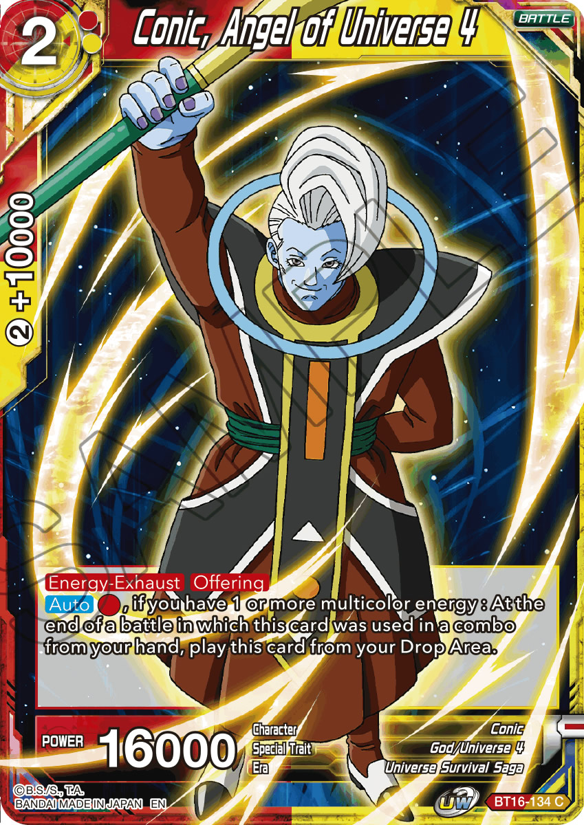 Dbzcollection's tweet photo. #DragonBallSuper Card Game REALM OF THE GODS
Rituel #dbscg , Voici quelques visuels de cette BT16 avec les Tenshi des différents univers dont #Cucatail #Awamo #Kampari et #Conic https://t.co/LtivLgKx4P
