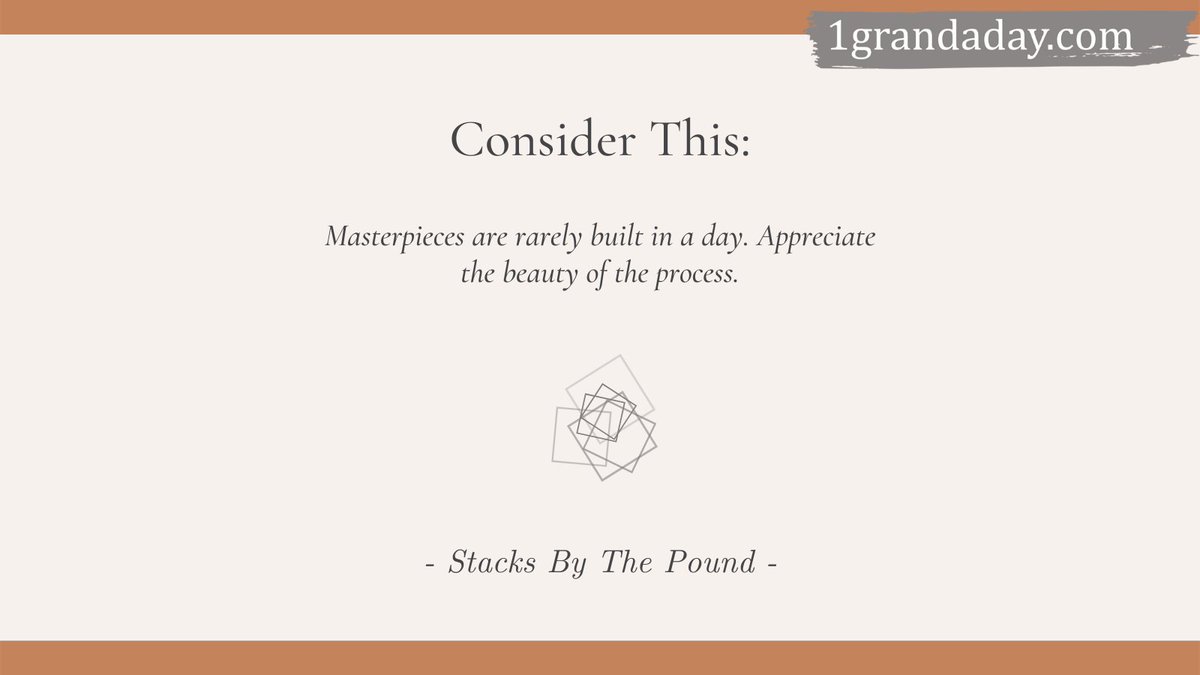 stackabundance's tweet image. Appreciate the beauty in the process.
#howtomakemoneyonline #howtomakemoneyfromhome #motivation #inspirational #affiliate #makemoneyonline #passiveincome #residuleincome