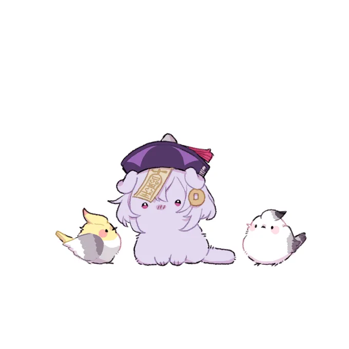 ヤマガラと七七ちゃん 🐈 
