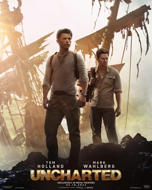 An action-adventure epic that spans the globe, see Uncharted starring Mark Wahlberg and Tom Holland. Exclusively in movie theaters, 02/18/2022.

 Check out the trailer here: bit.ly/3EB7v7Q