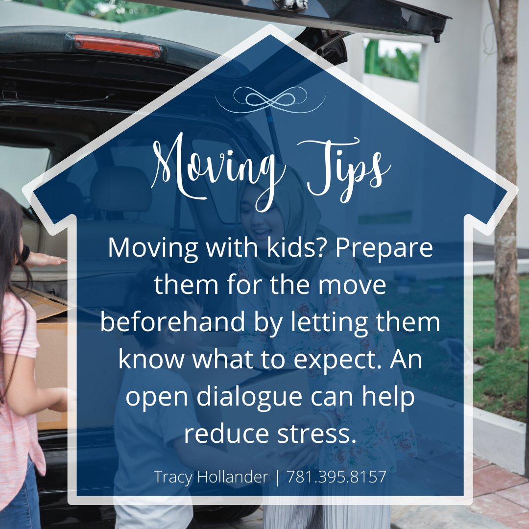 tlh711's tweet image. #MondayMovingTip - If you're moving with kids, remember to communicate with them every step of the way. It will help reduce their stress, which of course helps your stress too!

#Movingtips
#BostonRealEstate