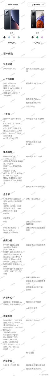 rockleaks's tweet photo. Xiaomi 12 pro vs Xiaomi 11 pro!
#xiaomi #Xiaomi12 #Xiaomi12series #Xiaomi12pro #xiaomi11pro https://t.co/HbB9nosWDw