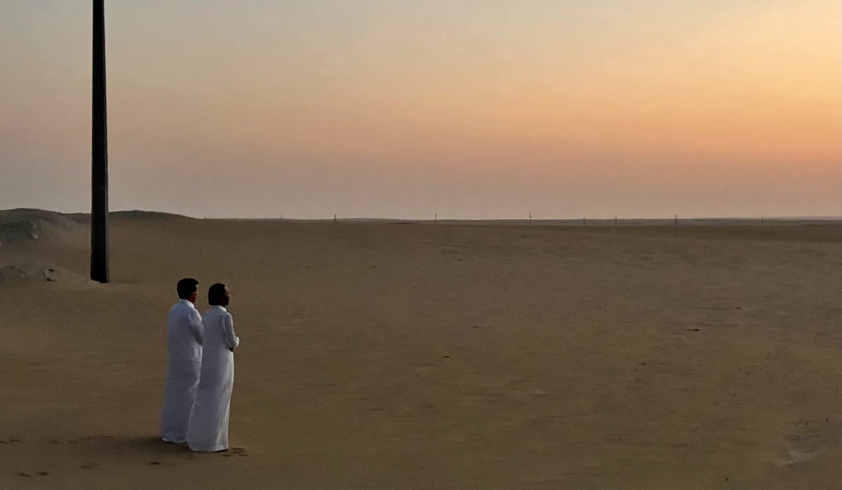 molowey's tweet photo. AbuJack’s brothers, Suhaim and Nasser, took him to visit the place where they first met 43 years ago. #fazran #KSA #BEDOUIN #aindar https://t.co/SQ6QBjuWBo