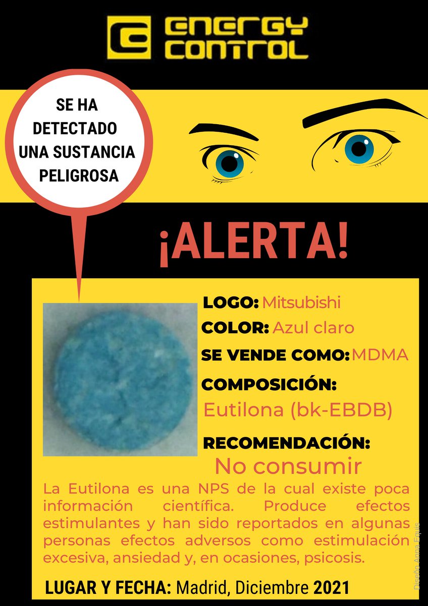 EC_es's tweet photo. Hemos encontrado una sustancia no esperada vendida como MDMA.
Consulta la alerta en la web https://t.co/LQ7OmmBFaD https://t.co/PqDEj5FmNe