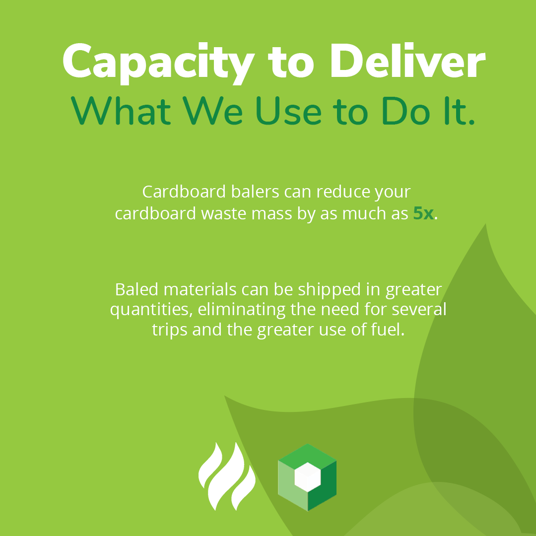 MidAmDisplay's tweet image. Our excess materials are recycled by machines called “Balers” which create compact blocks ready to be recycled. ♻️🍃 We have 4 individual balers at our location to ensure that every board is utilized to its fullest potential. 
#corrugate #sustainable #recycling #materials #balers