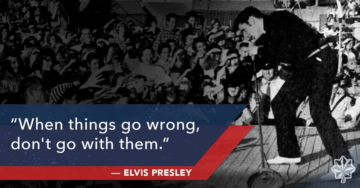 KarlTrumanLaw's tweet photo. We all face difficulty at times. But The King said it bestโwe can choose to remain strong and positive when the going gets tough!
#MondayMotivation #ElvisPresley #QuoteOfTheDay #CountOnTheColonel https://t.co/9hkbrUuVIb