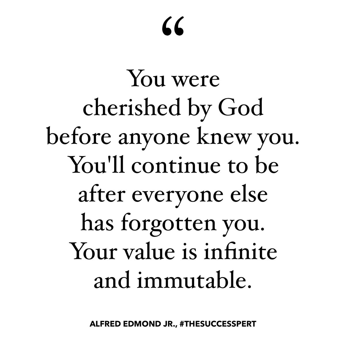 AlfredEdmondJr's tweet photo. #faithwalk #notetoself #reminder
Still true for 2022: God loves you.
#TheSuccesspert #itsgoodtobeme #Godisgood #whatdoesGodsay #GodsWord #obeyGod #trustGod #trustintheLord #leannotonyourownunderstanding #AGrownManKnows #mytestimony #Godswill #Godswillbedone https://t.co/AAZ6gXPauB