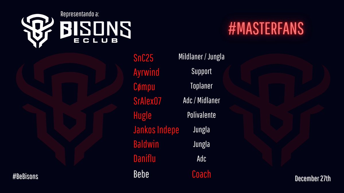 BISONS ECLUB tweet media