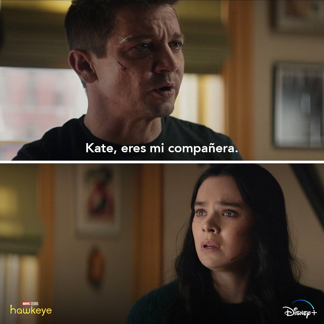 Ya extrañamos los miércoles de #Hawkeye 🥺💔

#DisneyPlus #KateBishop #ClintBarton #UCM