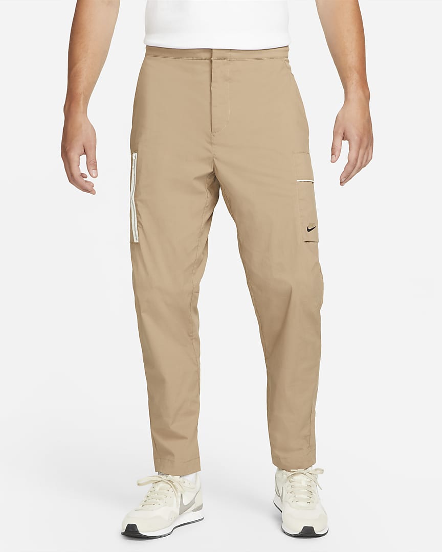 SOLELINKS's tweet photo. Ad: NEW Nike Sportswear Style Essentials Woven Unlined Cargo Pants 'Sandalwood' on Nike US => https://t.co/3mm1PXPyKJ https://t.co/CJ4JsHM5ei