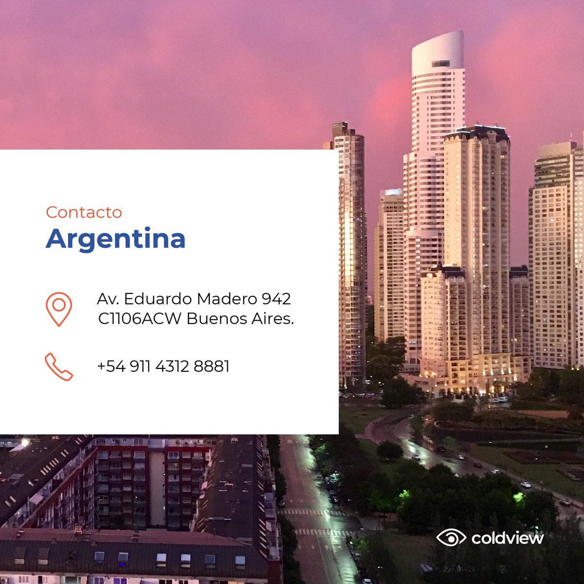 ColdviewLatam's tweet photo. 📍 Contamos con oficinas en Argentina 🇦🇷 , México 🇲🇽  y Chile 🇨🇱. Contáctanos desde cualquier parte de LATAM y empecemos a mejorar juntos el proceso de almacenamiento y gestión de la información de tu organización: https://t.co/ssBYQhHhbD  #PowerForYourInformation 👁‍🗨 https://t.co/qfGrbm07fh