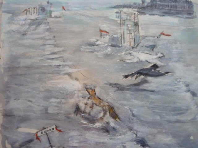 WAVE Artist Helma Rogge Rehders at work in her studio.  Her unique one of a kind works truly amaze.  Helma is open by appointment if you are interested, see her page on the WAVE Website, check out any new works.  You won’t be disappointed. #interlakeartist