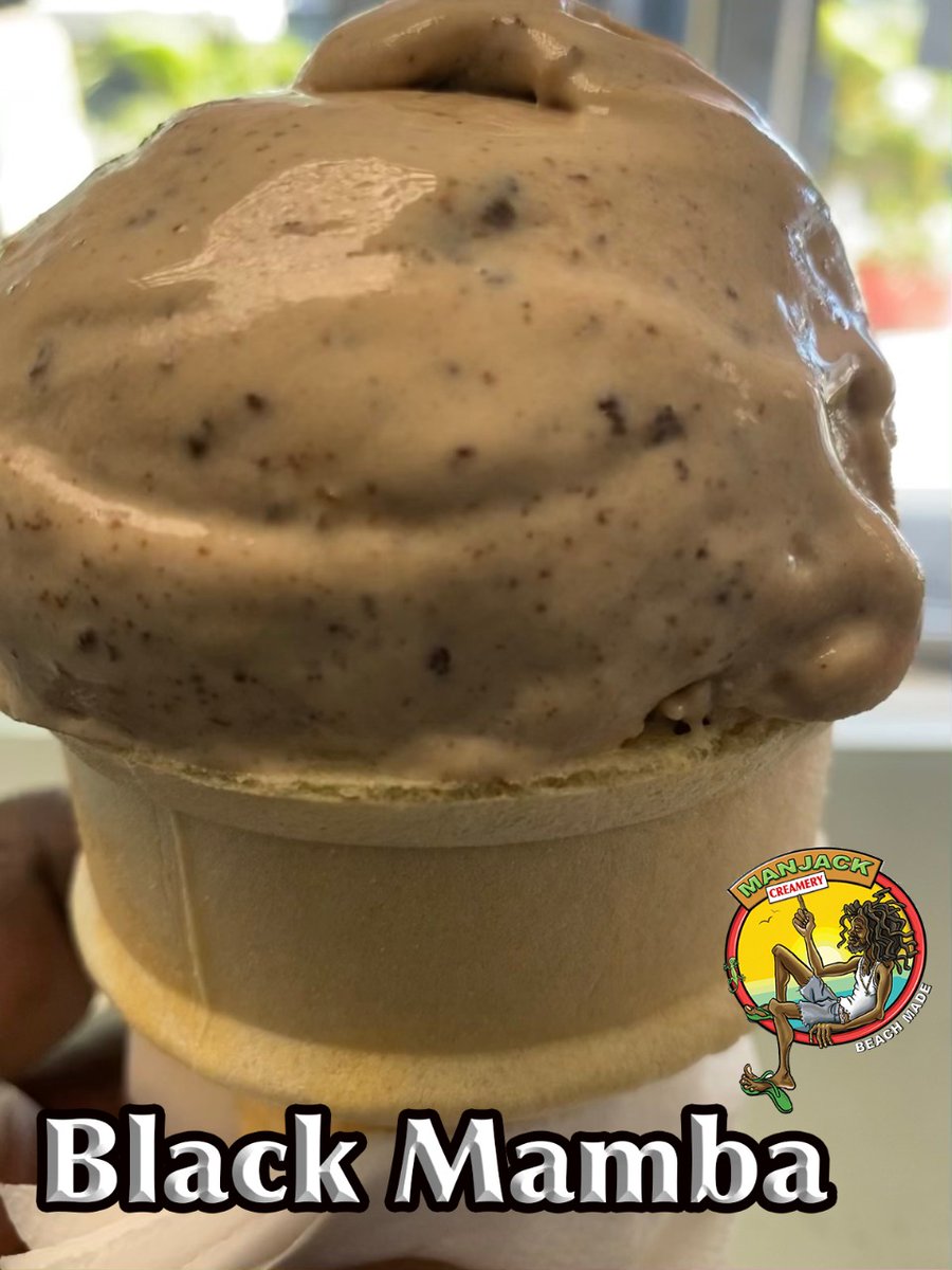 ManJackCreamery's tweet photo. Black Mamba anyone? It's made with real Black Cake. Come get some today, we're OPEN from 4pm to 9pm. #manjackbvi https://t.co/t7iHFuK92N