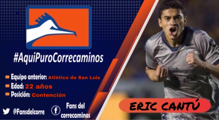 Fansdelcorre's tweet photo. ¡𝗕𝗜𝗘𝗡𝗩𝗘𝗡𝗜𝗗𝗢 𝗔 𝗧𝗨 𝗡𝗨𝗘𝗩𝗔 𝗖𝗔𝗦𝗔, 𝗘𝗥𝗜𝗖 𝗖𝗔𝗡𝗧Ú!

✍🏻 El ex seleccionado nacional mexicano Sub23 se convertirá en nuevo refuerzo de Correcaminos para el Clausura 2022. 

Hoy y siempre #DeNaranja.🧡 

#AquiPuroCorrecaminos🔶🔷 https://t.co/kIpm77ndy5