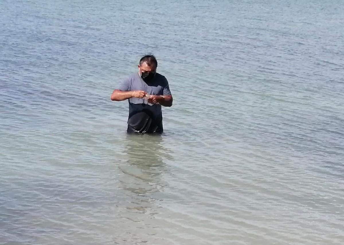 SaludCampeche's tweet photo. Las familias campechanas y turistas que deseen visitar las playas en esta temporada vacacional pueden hacerlo con tranquilidad, pues se determinó que son aptas para su uso recreativo.
La #COPRISCAM realizó verificaciones para medir la calidad del agua en 16 puntos en playas. https://t.co/gv3pGhHOqh