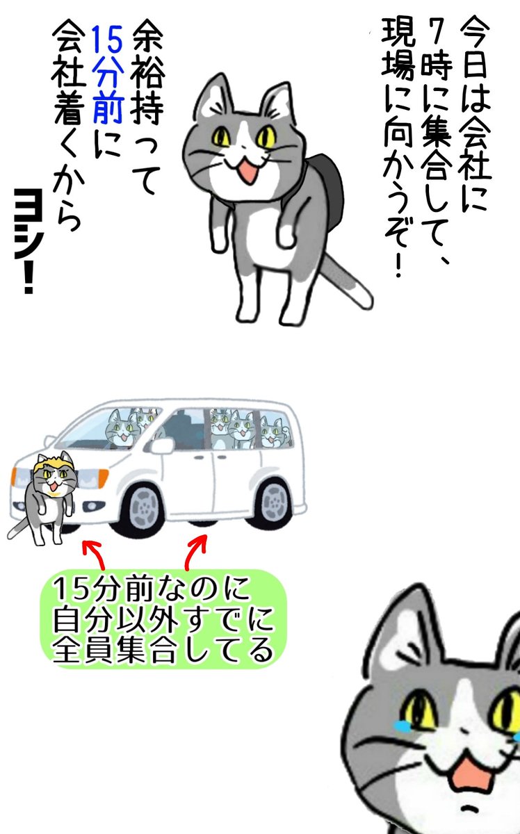 悪気ないのは判るけど、ほんと焦る #現場猫 