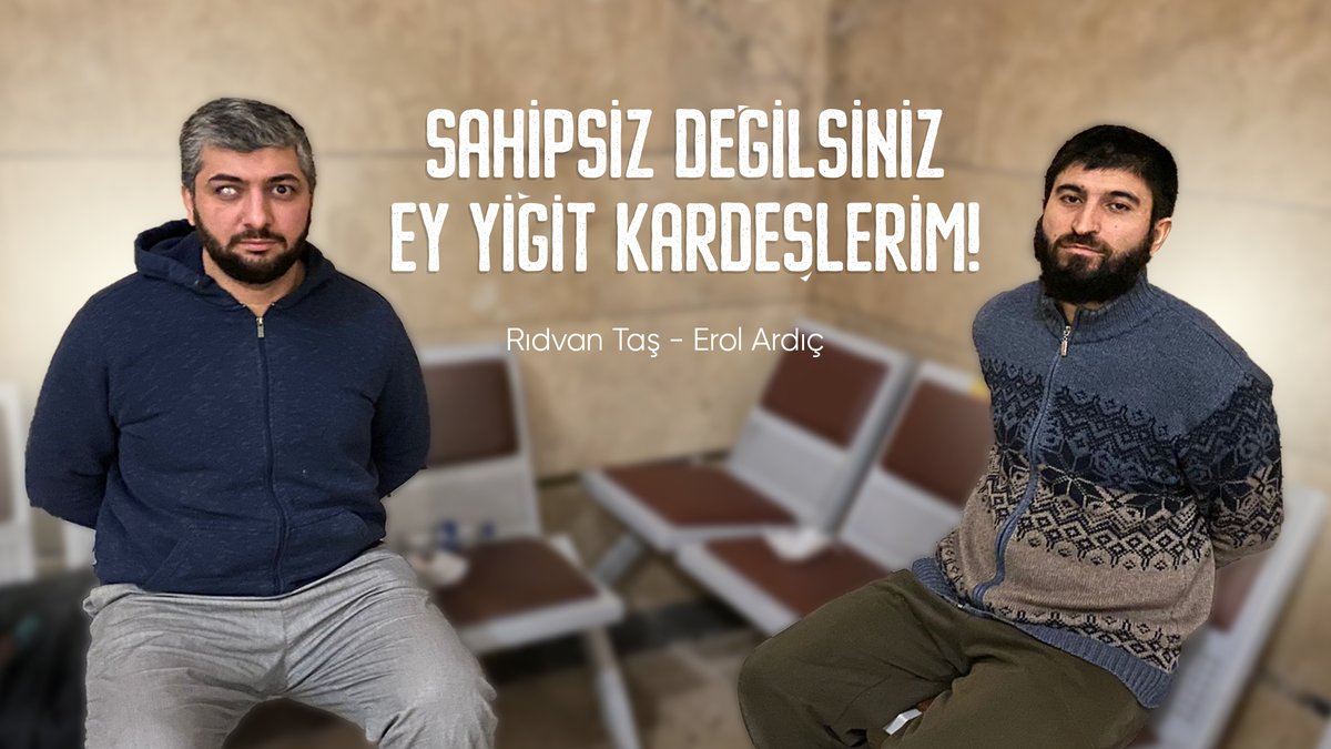 Sahipsiz Değilsiniz Ey Yiğit Kardeşlerim!
Allah Bize Yeter

2FurkanGönüllüsü Tutuklandı
#FurkanaKumpas