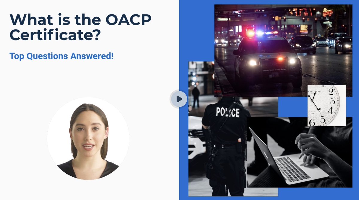 911OperatorJobs's tweet photo. This video will give you an overview of the Ontario Association Chiefs of Police OACP certificate testing. I will talk about what to expect in Part B, Section A, the incident report writing aptitude test, and Section B, which is police problem-solving. https://t.co/lDvrkBVzeU https://t.co/qycH3JUMQB