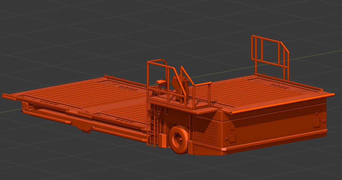 v_v943's tweet photo. ULD Truck commission for one of my clients, hope they're happy with my work I produced! 🔥

#Robox #Modeller https://t.co/BP2GqeWC0n