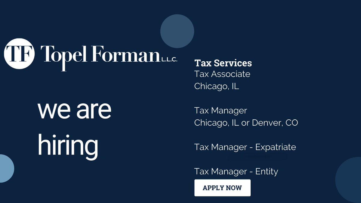 Topel Forman LLC tweet media