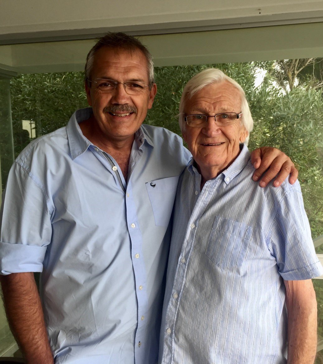 Dankie Pa…, dat jy my geleer het wat integriteit is…, wat onvoorwaardelike liefde beteken … en wat dit vat om ‘n gentleman te wees. Rus sag.