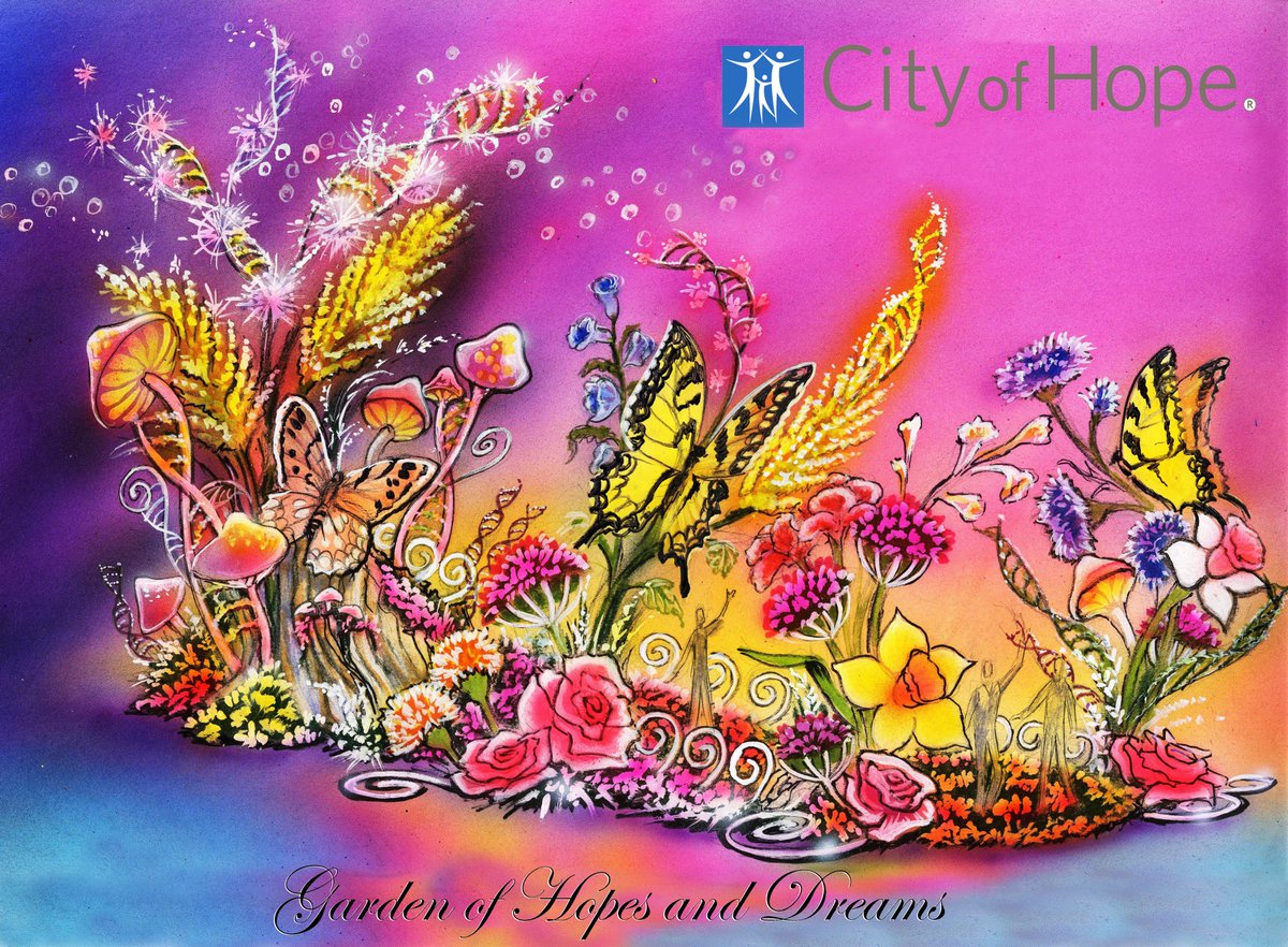cityofhope's tweet photo. 🌹 Gatewood will welcome 2022 on City of Hope's @RoseParade float, "Garden of Hopes and Dreams."

Get social with us at the #RoseParade! Tag @cityofhope and #cityofhope. https://t.co/A9wR8D7Gkc