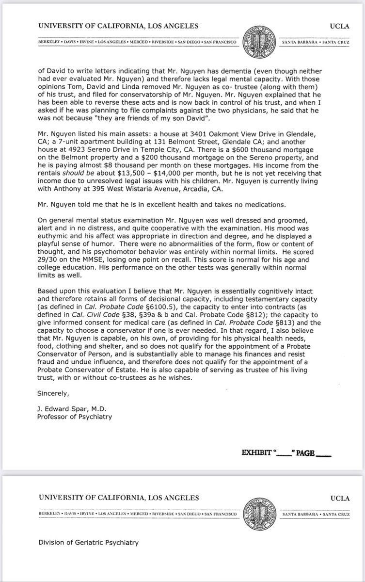 CorriganWright's tweet photo. As we take a closer look at the events that led up to #RevaGoetz illegally conserving @britneyspears, the coordinated actions of #JamesSpar raise serious concerns of @UCLA involvement. Do they allow their professors to conduct private evals on school property? @SusanBassi https://t.co/tmEvUirUUx