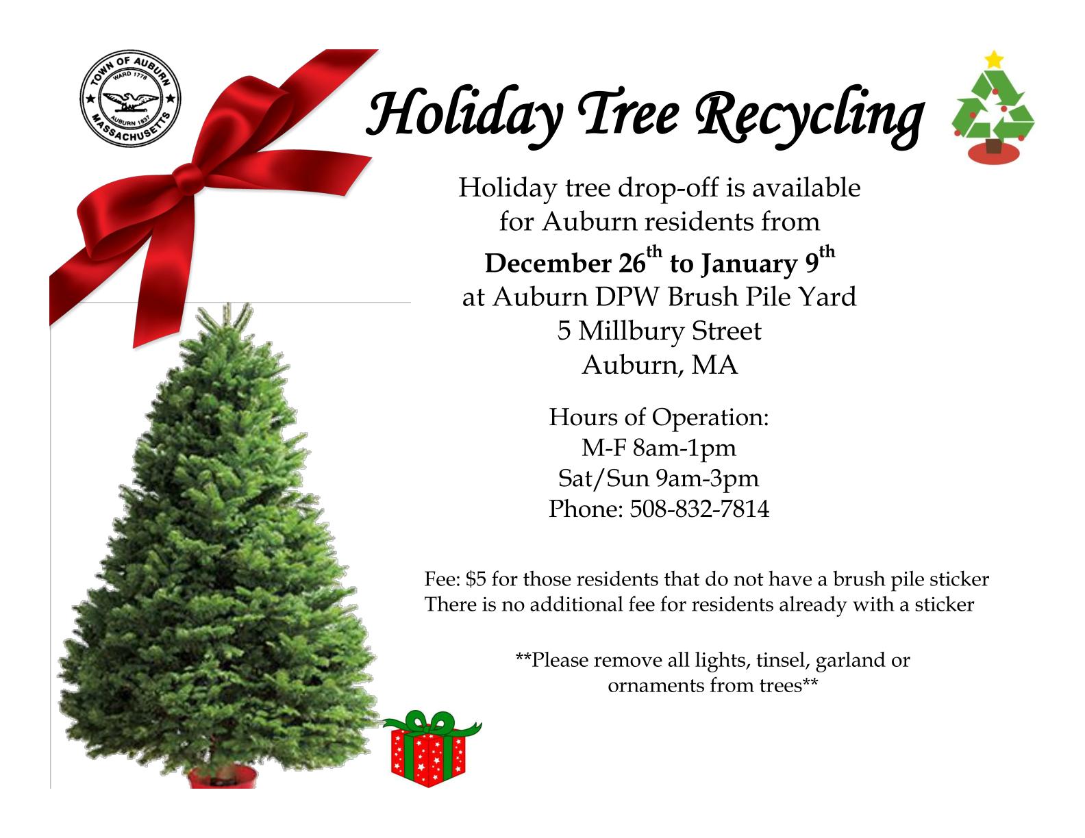 Auburn Ma Christmas Tree Disposal 2022 Town Of Auburn, Mass (@Townofauburn) / Twitter