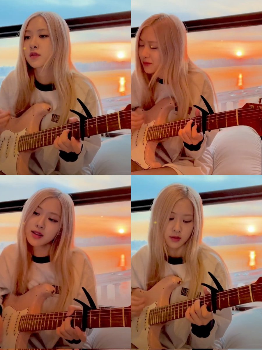 blink2410's tweet photo. กรี๊ดดดดดดด น้องแชงมาอัพไอจี น้องร้องเพลงWildfireของCautions Clay เพราะมากๆเลย น้องสวยมากขนาดนี้ น้องโคตรมีเสน่ห์ทุกเวลาเล่นกีต้าร์ มีคูลเท่ห์สไตล์น้อง🤏🏼🤍
#ROSÉ #로제 #BLACKPINK https://t.co/bsKEgyCvn7