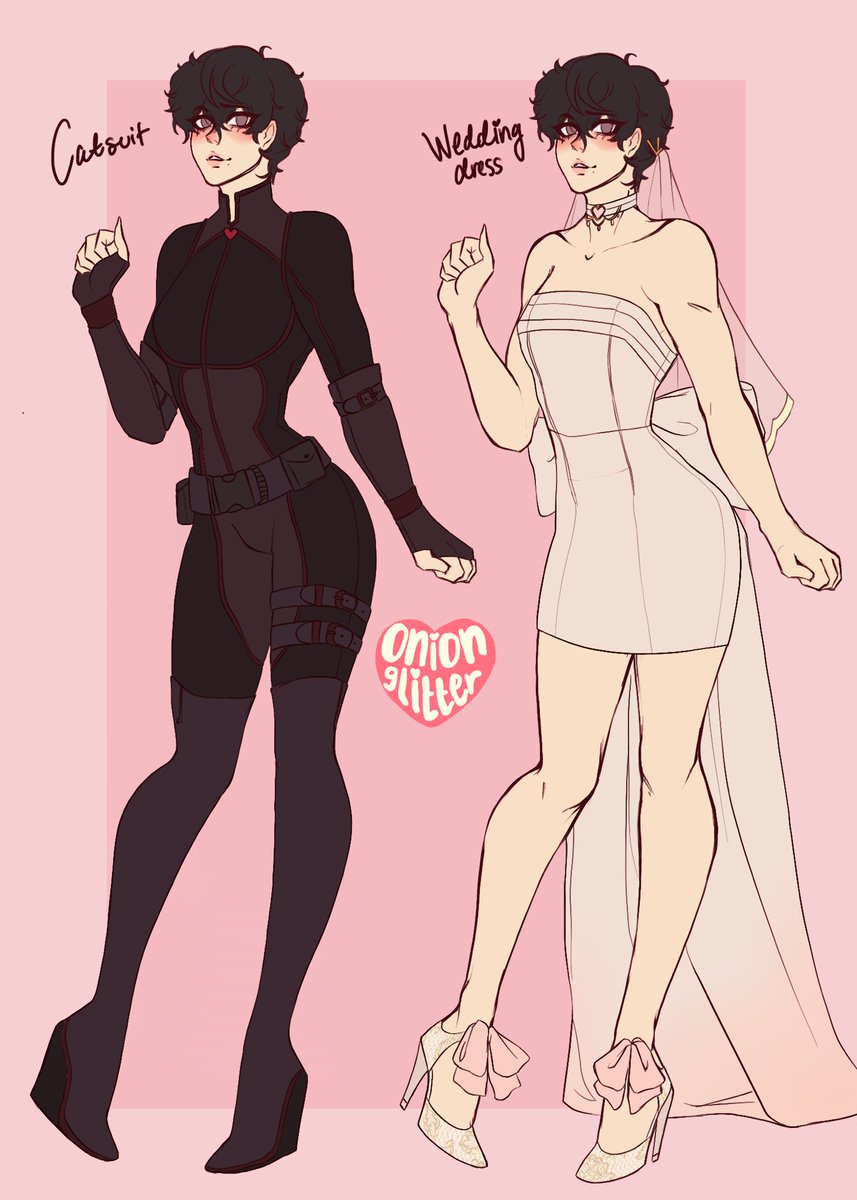 {Thief!au🌹}
Made a lineup of all the outfits Akira frequently wears in thief!au! He’s very pampered and spoiled lmao 
Implied #akeshu #shuake #p5 #p5r #Persona5 #persona5royal #akirakurusu #renamamiya
