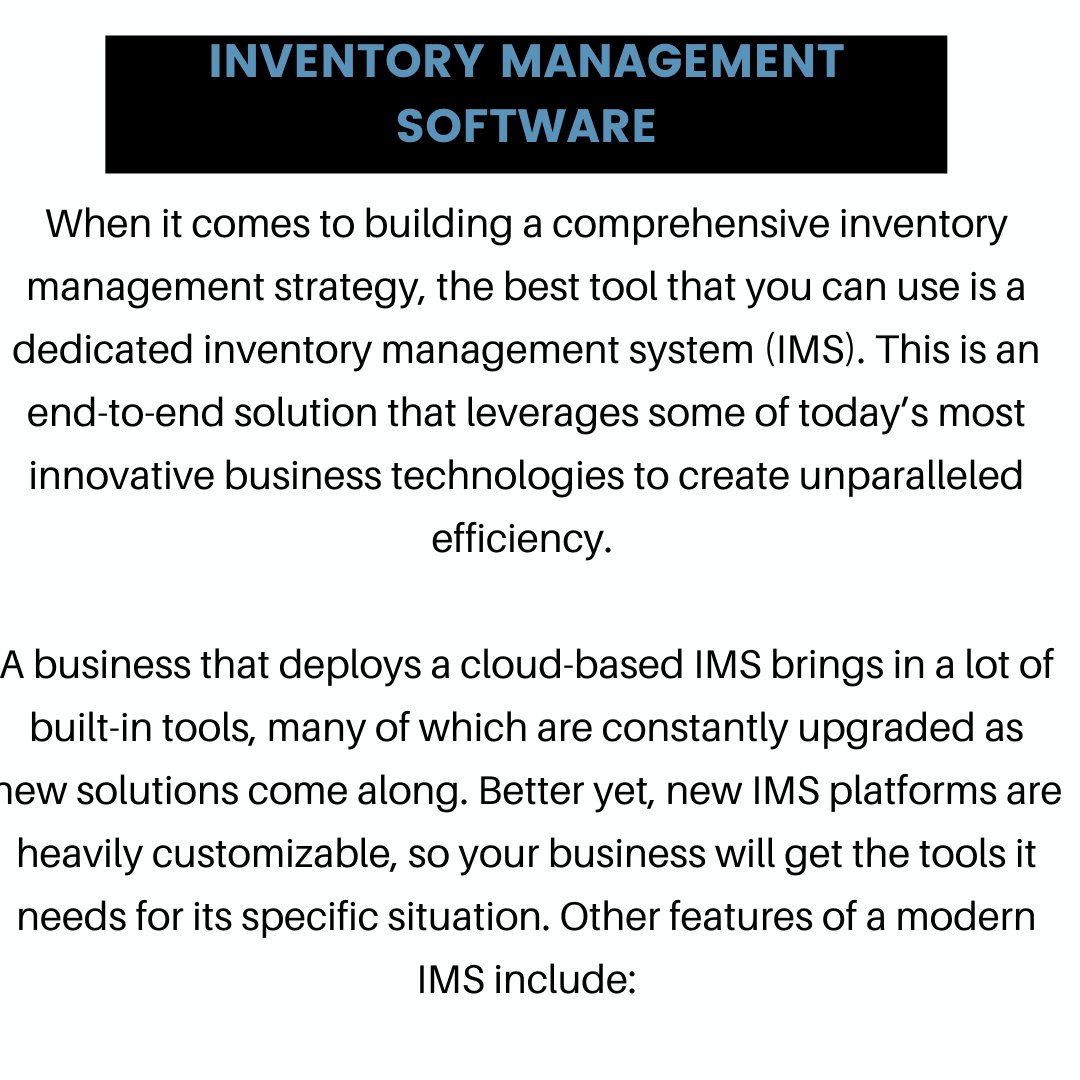 blenmanwe's tweet photo. Here are three tools that can help you manage your inventory more effectively.
#BusinessManagement #Technology #BusinessComputing https://t.co/ueZVfMLMf8