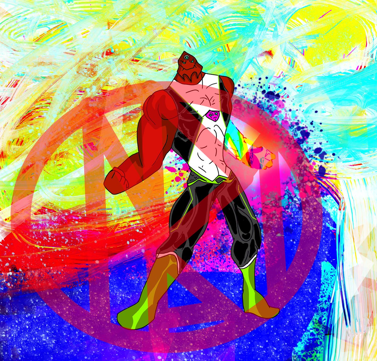 RomanComicsOff's tweet photo. Ben 10 as Thanos?! Sort of. Meet Gemfist. He is strong to lift mountains and his gem hand can generate Mirror Dimensions and absorb energy. Plus he can create illusions.
#Ben16th #Ben10Million #Ben10Omniverse #Gemfist https://t.co/JUZxkdwigk