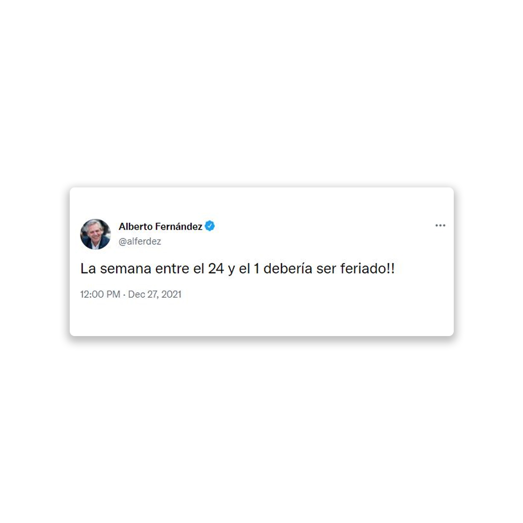 Volvimos.