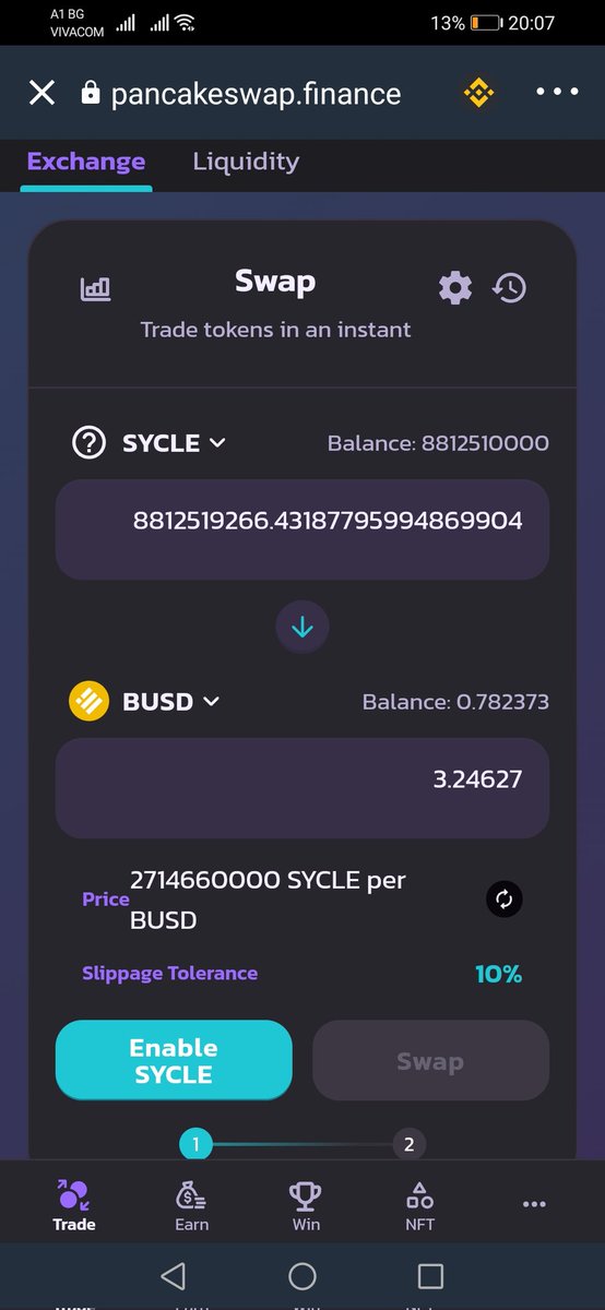 SKrasimiriv's tweet photo. @reesykle hi Reeaykle !
Can i ask why i have a sycle worth 3 busd after i bought a sykle for 40 euros https://t.co/veovcPiCsZ