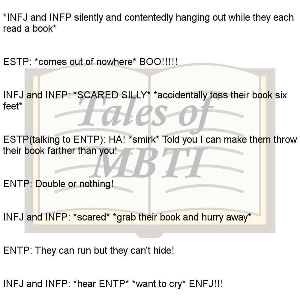 Mbti Matinee All Infj And Infp Wanted Was To Read In Peace Infj Infp Estp Entp Mbti Mbtiparody Bookworm T Co 1dcwv4cc4b Twitter Mbti Matinee All Infj And Infp Wanted Was To Read In Peace Infj Infp Estp Entp Mbti Mbtiparody Bookworm T Co 1dcwv4cc4b Twitter